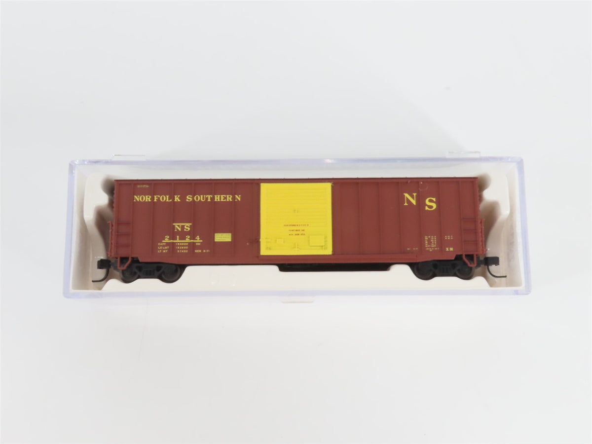 N Scale Atlas 45232 NS Norfolk Southern 50&#39; Precision Design Box Car #2124