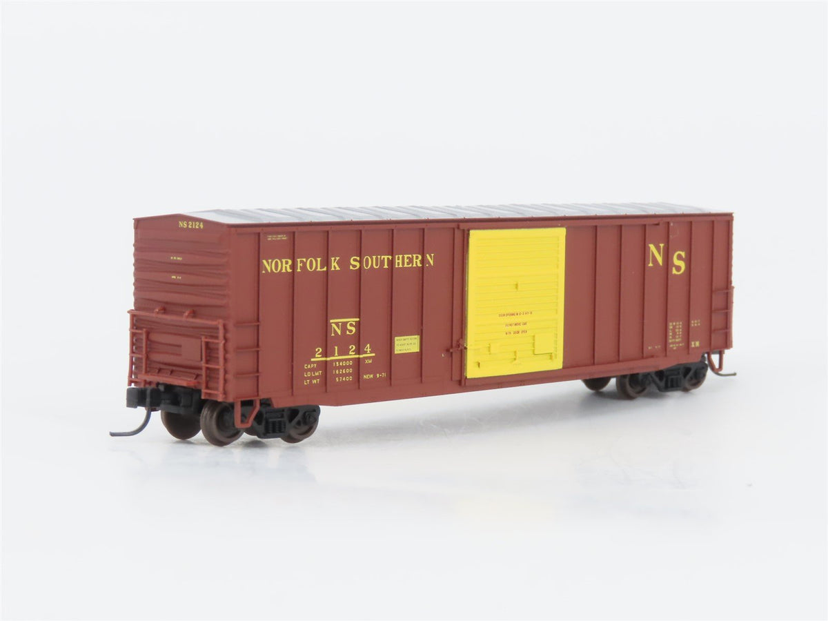 N Scale Atlas 45232 NS Norfolk Southern 50&#39; Precision Design Box Car #2124