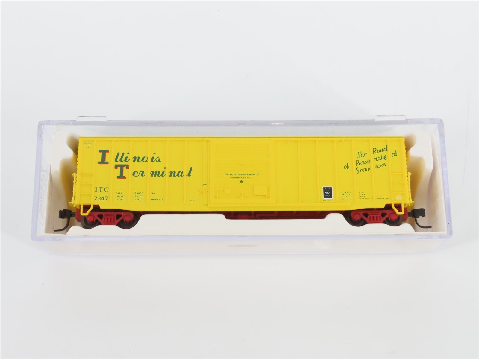 N Scale Atlas 45222 ITC Illinois Terminal 50' Precision Design Box Car #7347