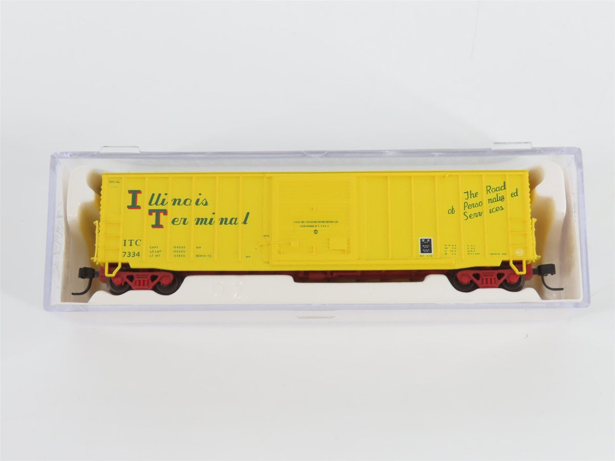 N Scale Atlas 45221 ITC Illinois Terminal 50&#39; Precision Design Box Car #7334