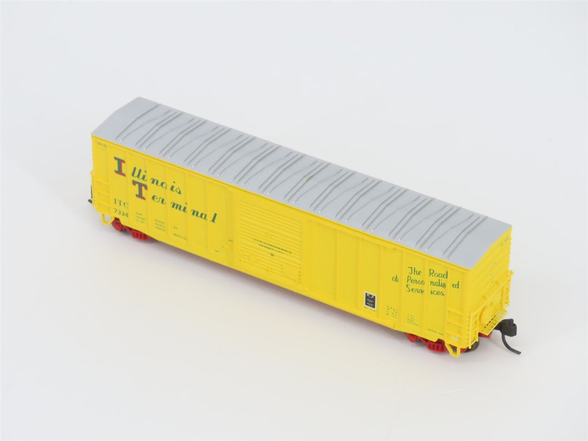 N Scale Atlas 45221 ITC Illinois Terminal 50&#39; Precision Design Box Car #7334