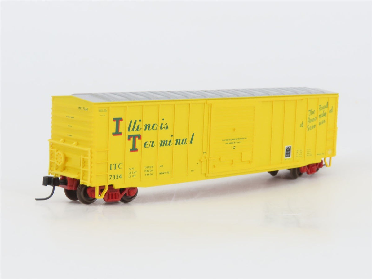 N Scale Atlas 45221 ITC Illinois Terminal 50&#39; Precision Design Box Car #7334
