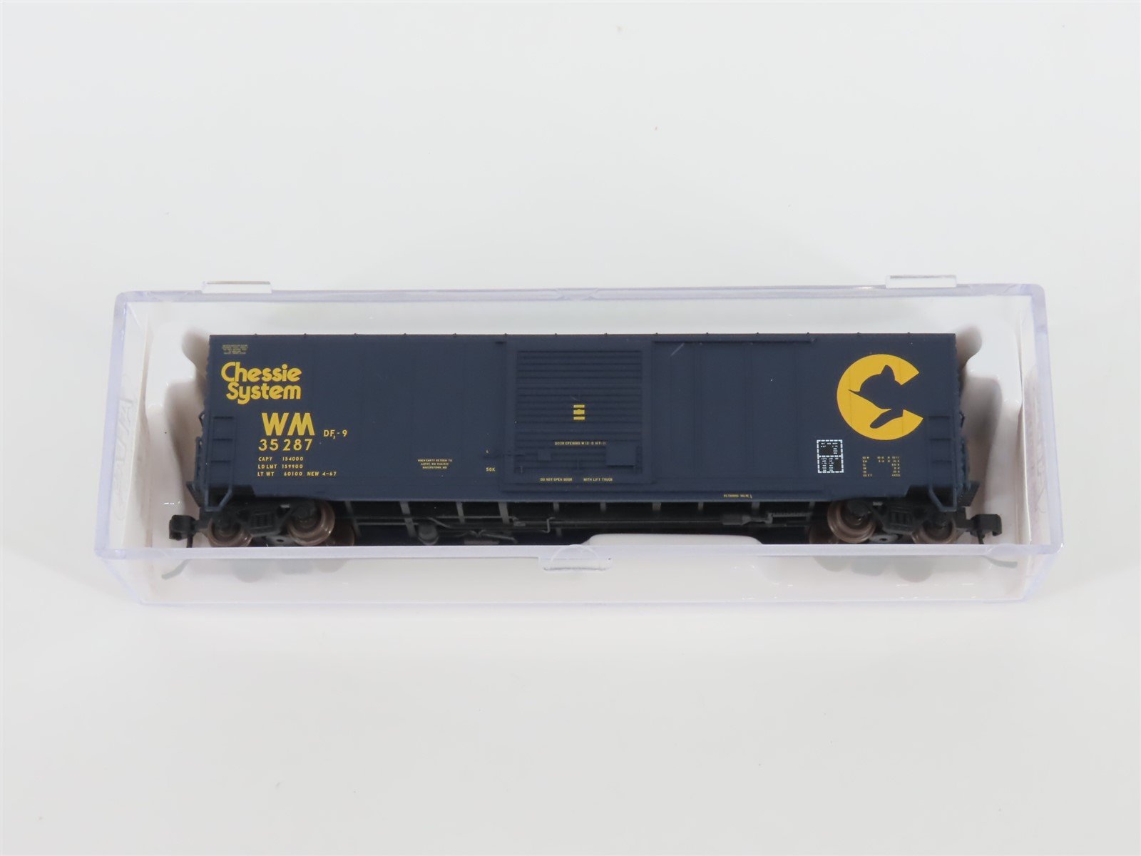 N Scale Atlas 45062 WM Chessie System 50' Precision Design Box Car #35287