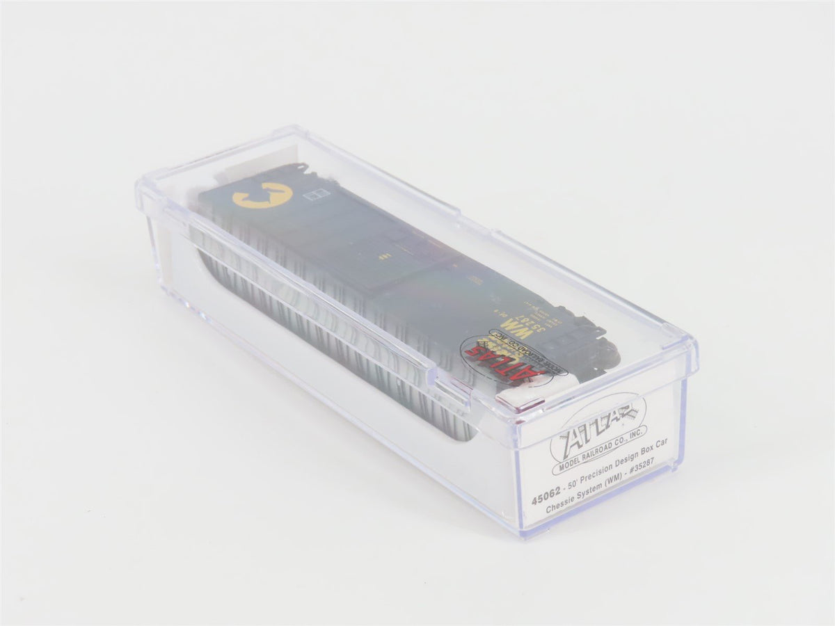 N Scale Atlas 45062 WM Chessie System 50&#39; Precision Design Box Car #35287