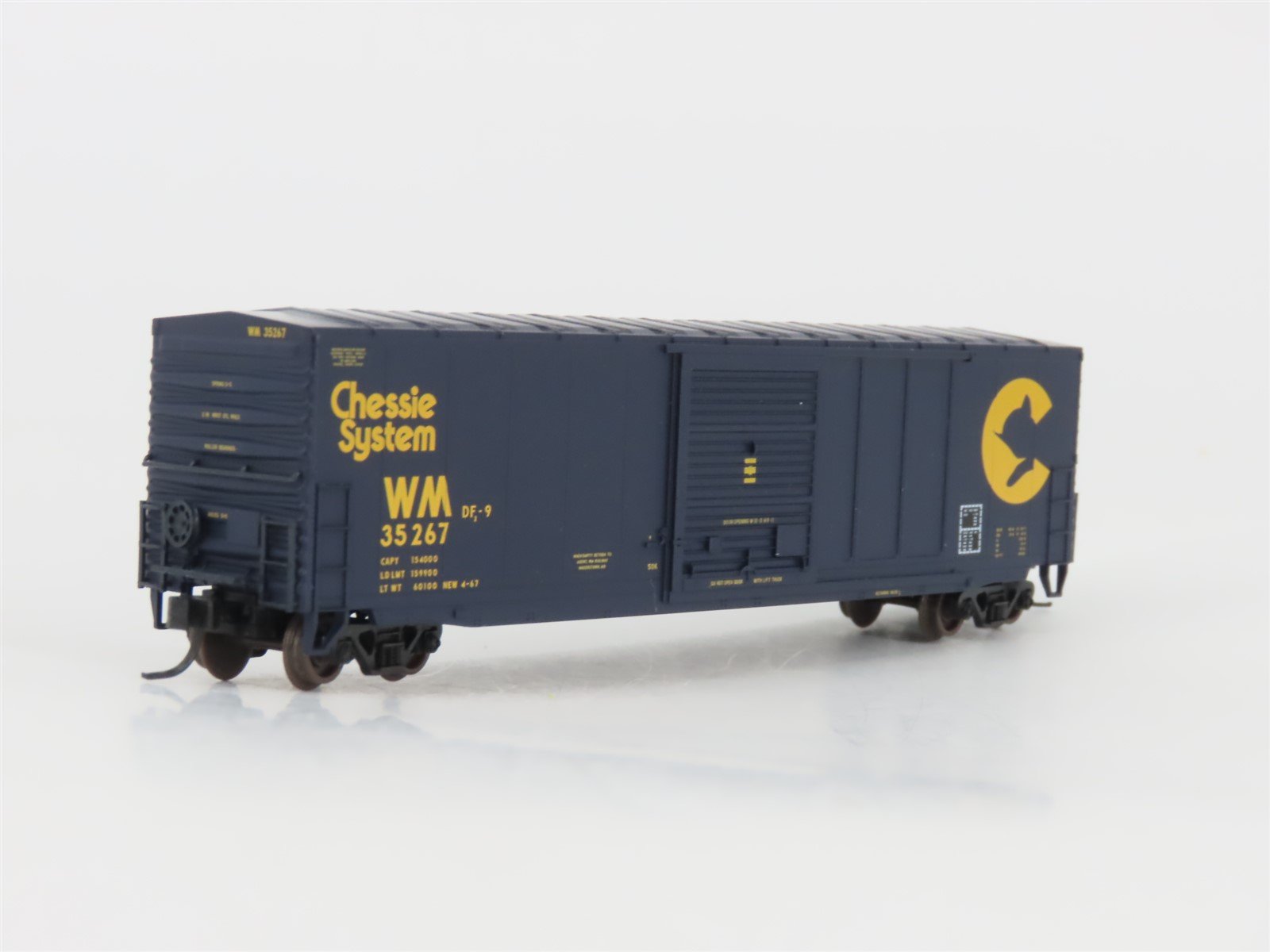 N Scale Atlas 45061 WM Chessie System 50' Precision Design Box Car #35267