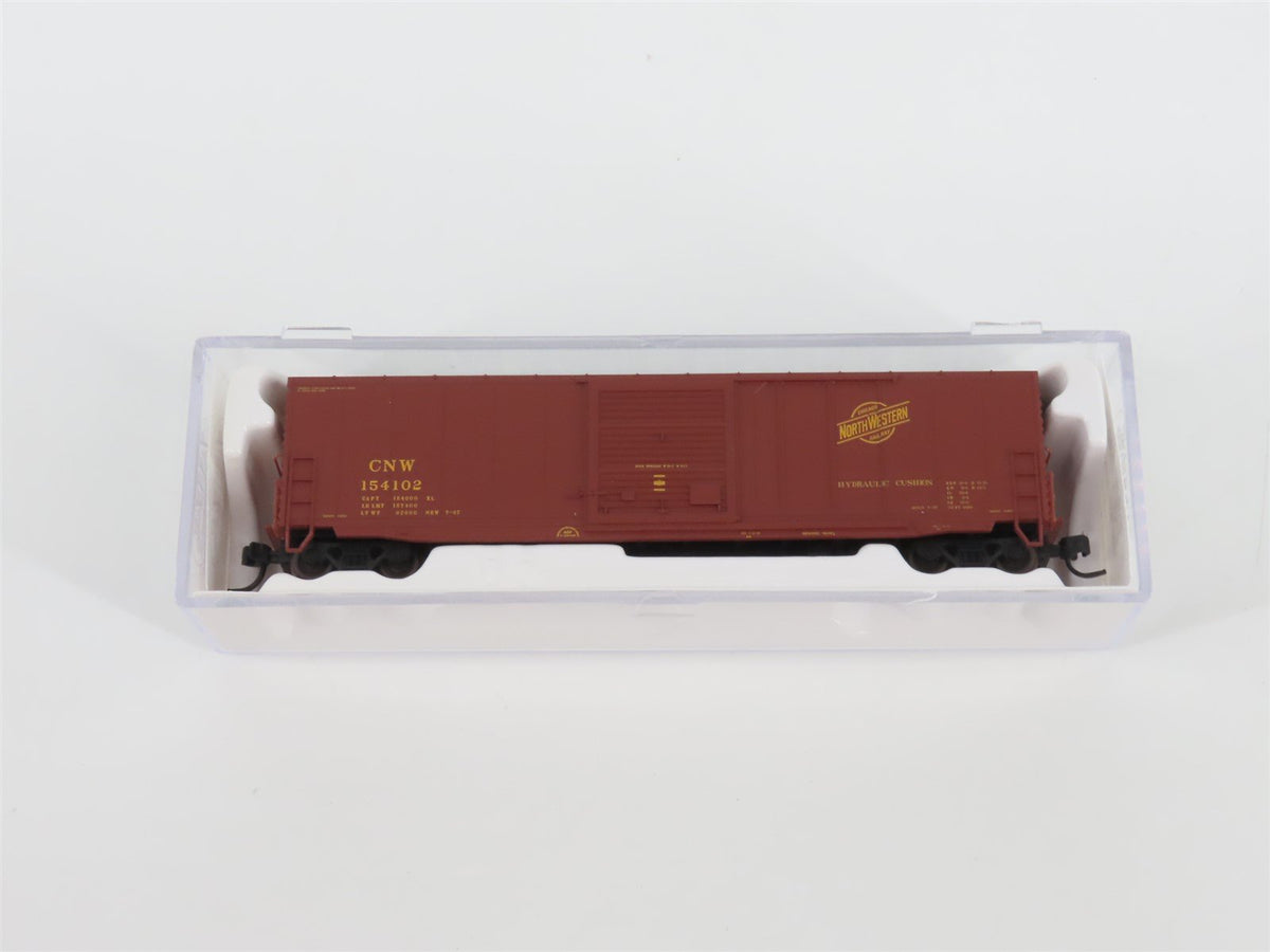 N Scale Atlas 45001 CNW Chicago &amp; North Western 50&#39; Single Door Box Car #154102