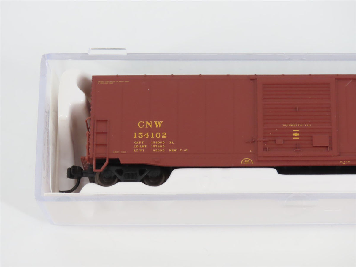 N Scale Atlas 45001 CNW Chicago &amp; North Western 50&#39; Single Door Box Car #154102