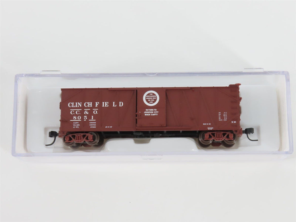 N Scale Atlas 41731 CC&amp;O Clinchfield Single Door Box Car #8051