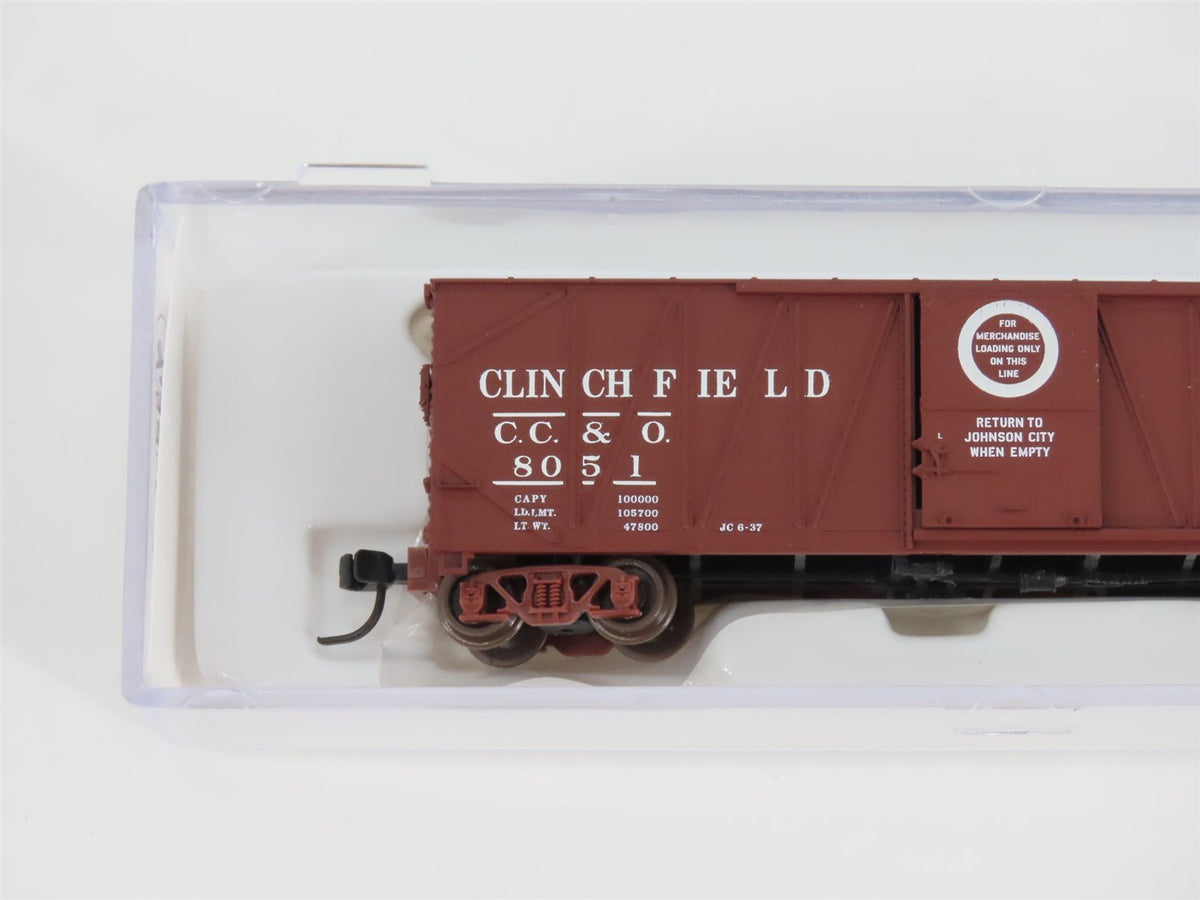 N Scale Atlas 41731 CC&amp;O Clinchfield Single Door Box Car #8051