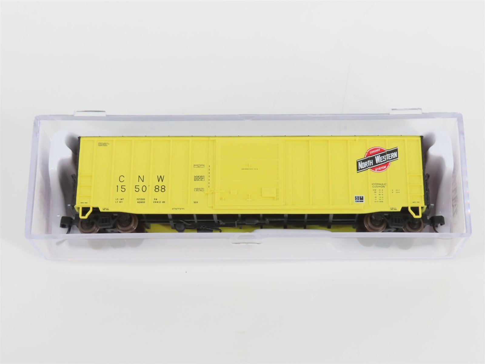 N Scale Atlas 45322 CNW Chicago North Western 50' Single Door Box Car #155088