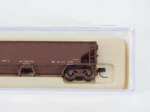 N Scale Atlas 34774-5 ATSF Santa Fe 2-Bay 70 Ton Hart Ballast Hopper #86611
