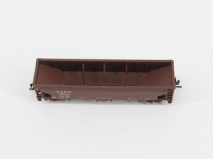 N Scale Atlas 34774-5 ATSF Santa Fe 2-Bay 70 Ton Hart Ballast Hopper #86611