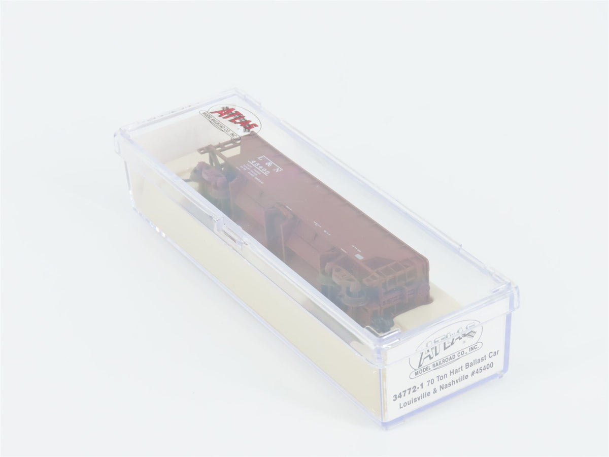 N Scale Atlas 34772-1 L&amp;N Louisville &amp; Nashville 2-Bay Ballast Hopper #45400