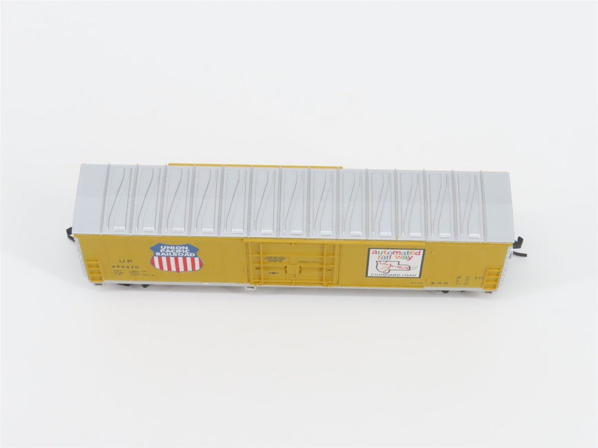 N Scale Atlas 33755 UP Union Pacific Railroad 50&#39; FGE Box Car #490470