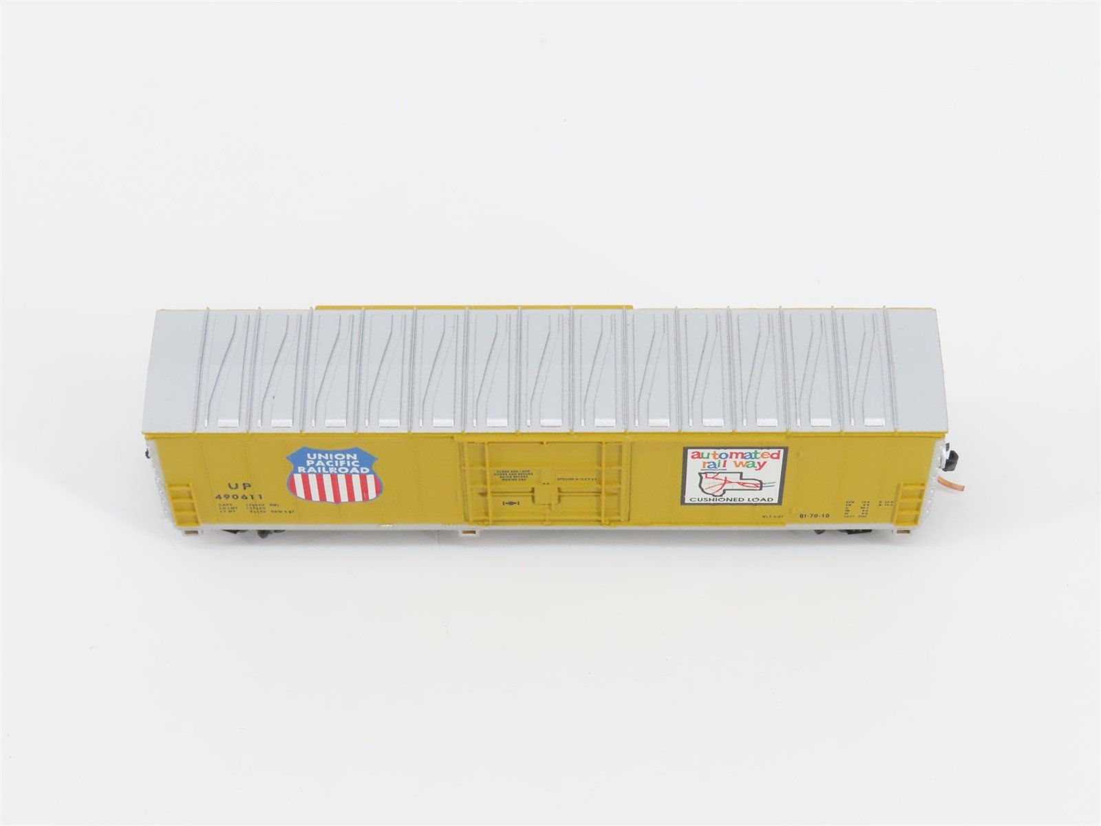 N Scale Atlas 33753 UP Union Pacific Railroad 50' FGE Box Car #490611