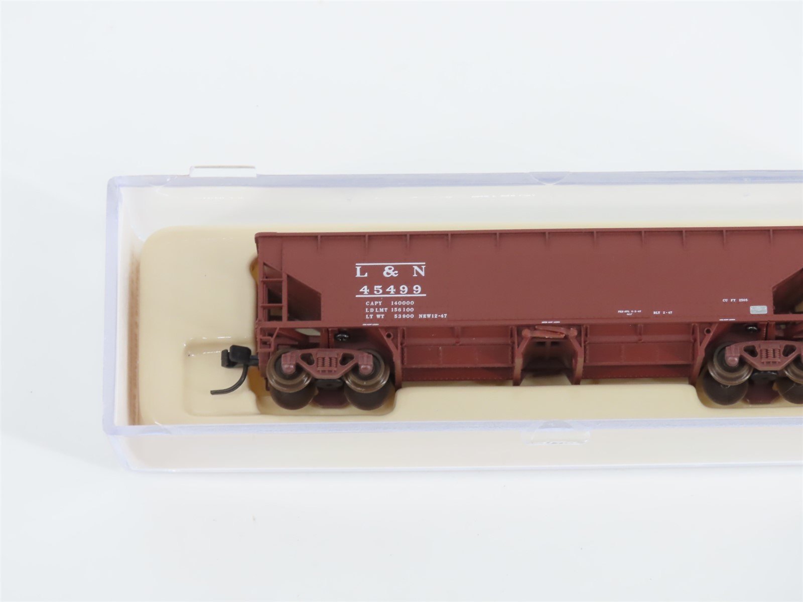 N Scale Atlas 34772-6 L&N Louisville & Nashville 2-Bay Ballast Hopper #45499