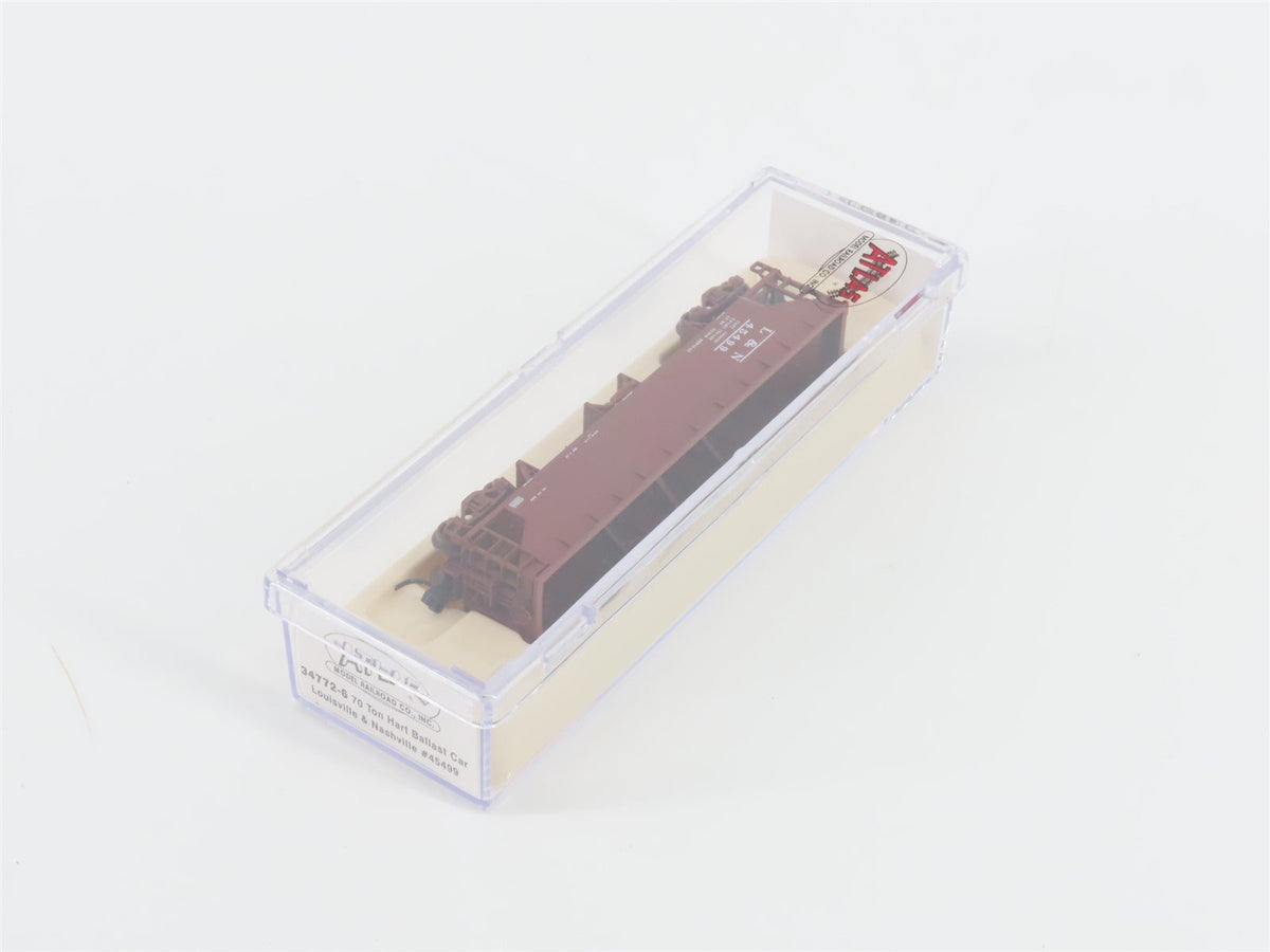 N Scale Atlas 34772-6 L&amp;N Louisville &amp; Nashville 2-Bay Ballast Hopper #45499