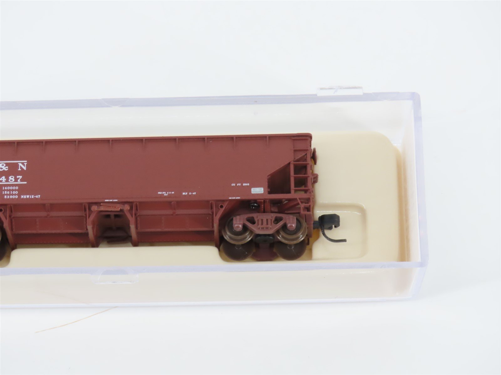N Scale Atlas 34772-5 L&N Louisville & Nashville 2-Bay Ballast Hopper #45487