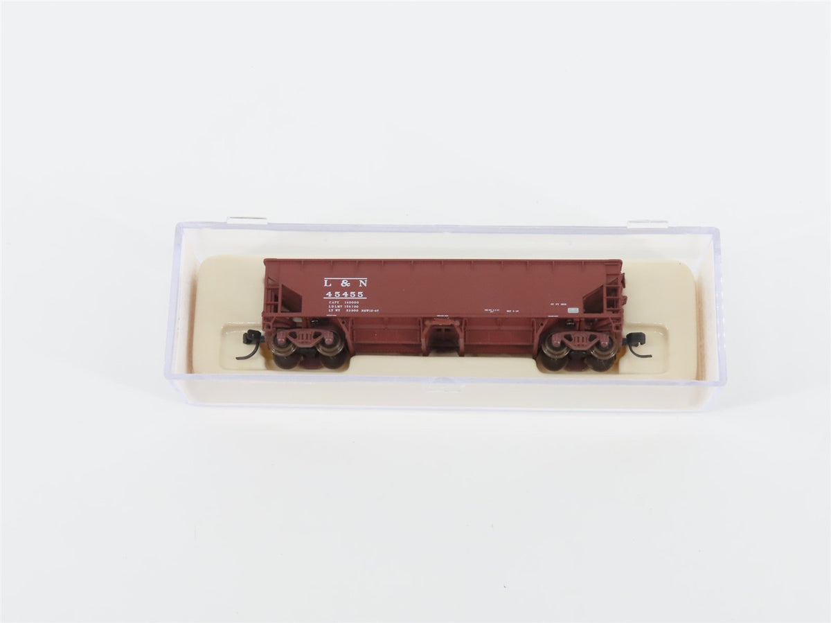 N Scale Atlas 34772-3 L&amp;N Louisville &amp; Nashville 2-Bay Ballast Hopper #45455