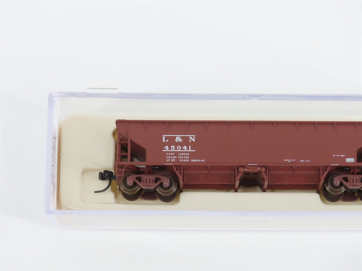N Scale Atlas 34772-2 L&amp;N Louisville &amp; Nashville 2-Bay Ballast Hopper #45041