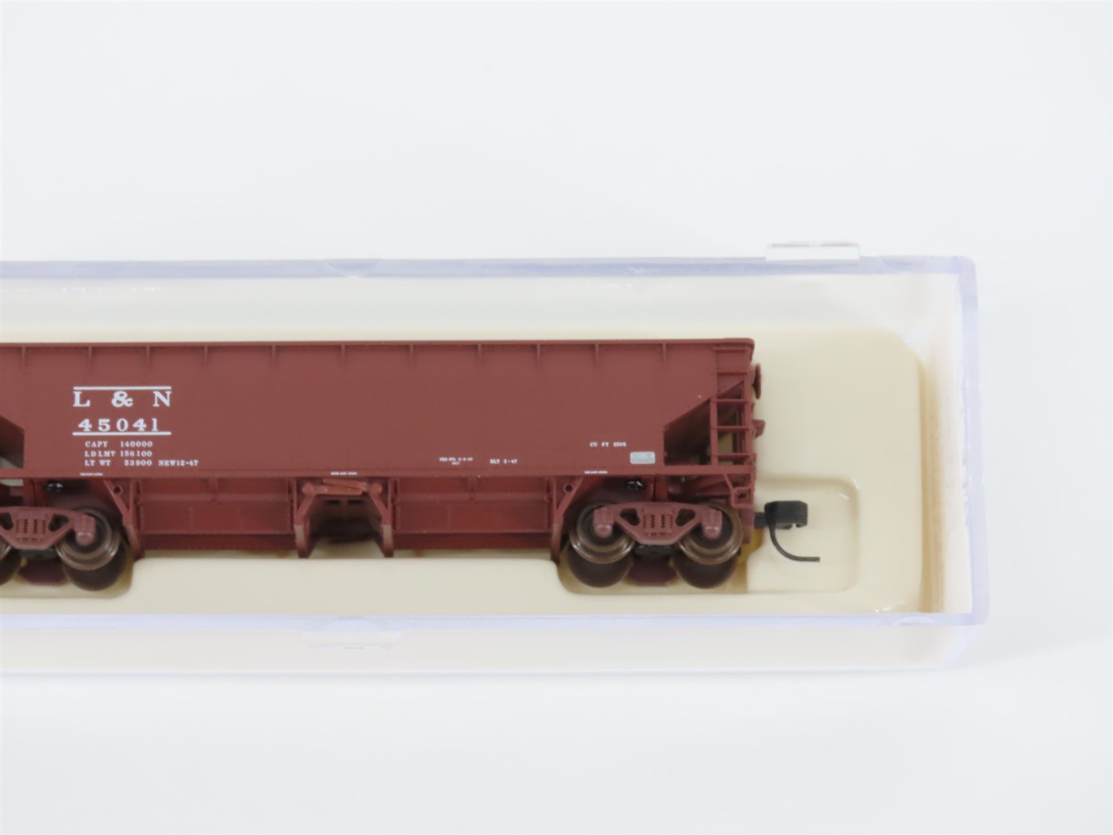 N Scale Atlas 34772-2 L&N Louisville & Nashville 2-Bay Ballast Hopper #45041