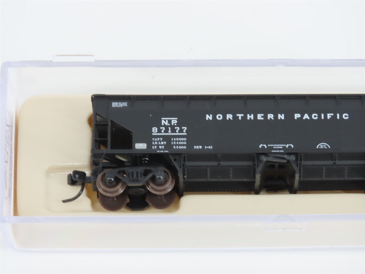 N Scale Atlas 34773-5 NP Northern Pacific 2-Bay 70 Ton Ballast Hopper #87177