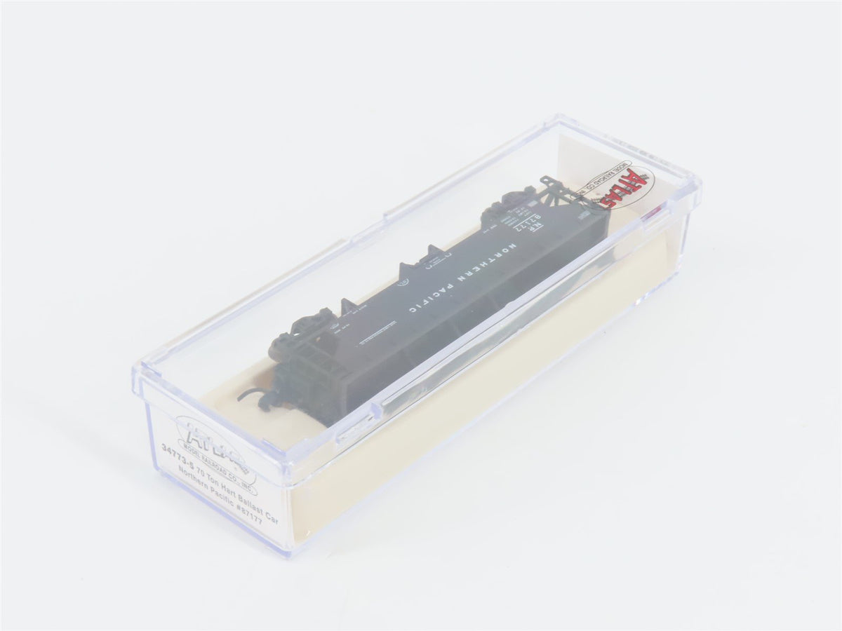 N Scale Atlas 34773-5 NP Northern Pacific 2-Bay 70 Ton Ballast Hopper #87177