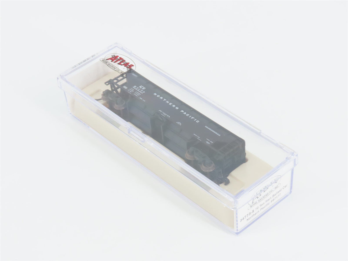 N Scale Atlas 34773-5 NP Northern Pacific 2-Bay 70 Ton Ballast Hopper #87177