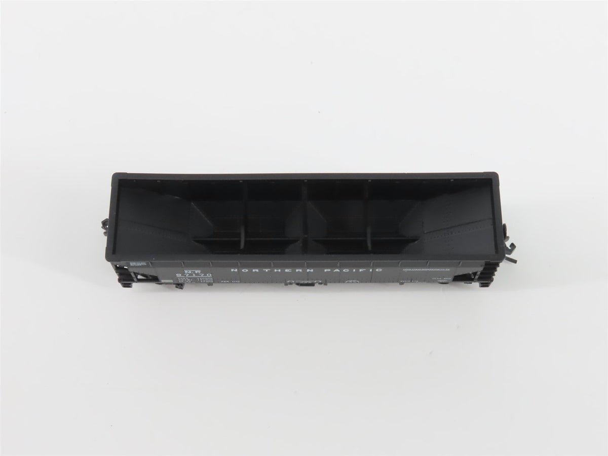 N Scale Atlas 34773-4 NP Northern Pacific 2-Bay 70 Ton Ballast Hopper #87170