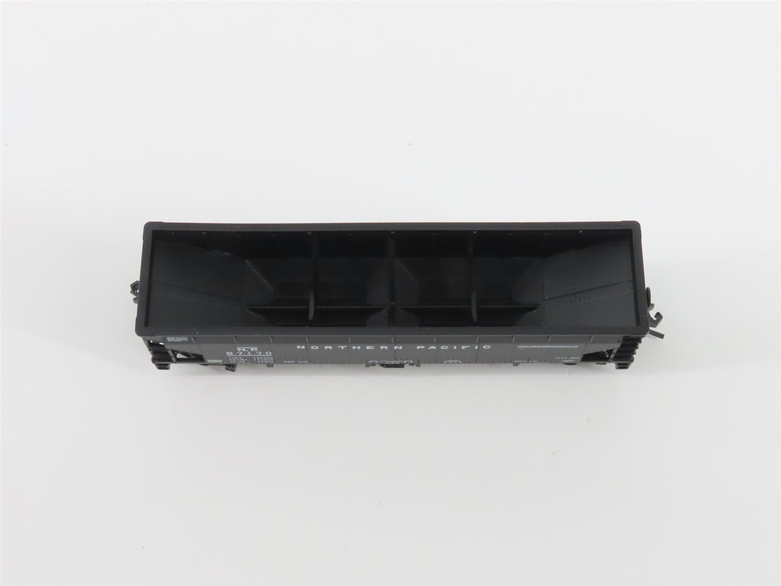 N Scale Atlas 34773-4 NP Northern Pacific 2-Bay 70 Ton Ballast Hopper #87170