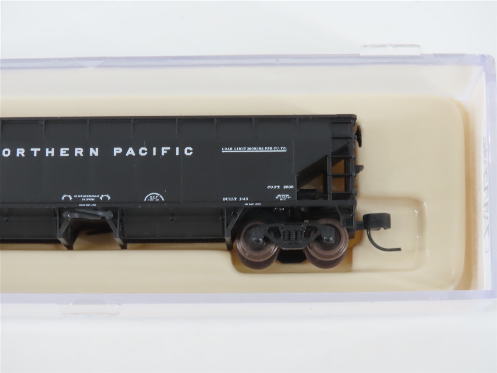 N Scale Atlas 34773-1 NP Northern Pacific 2-Bay 70 Ton Ballast Hopper #87100