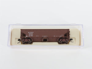 N Scale Atlas 34774-3 ATSF Santa Fe 2-Bay 70 Ton Hart Ballast Hopper #86550