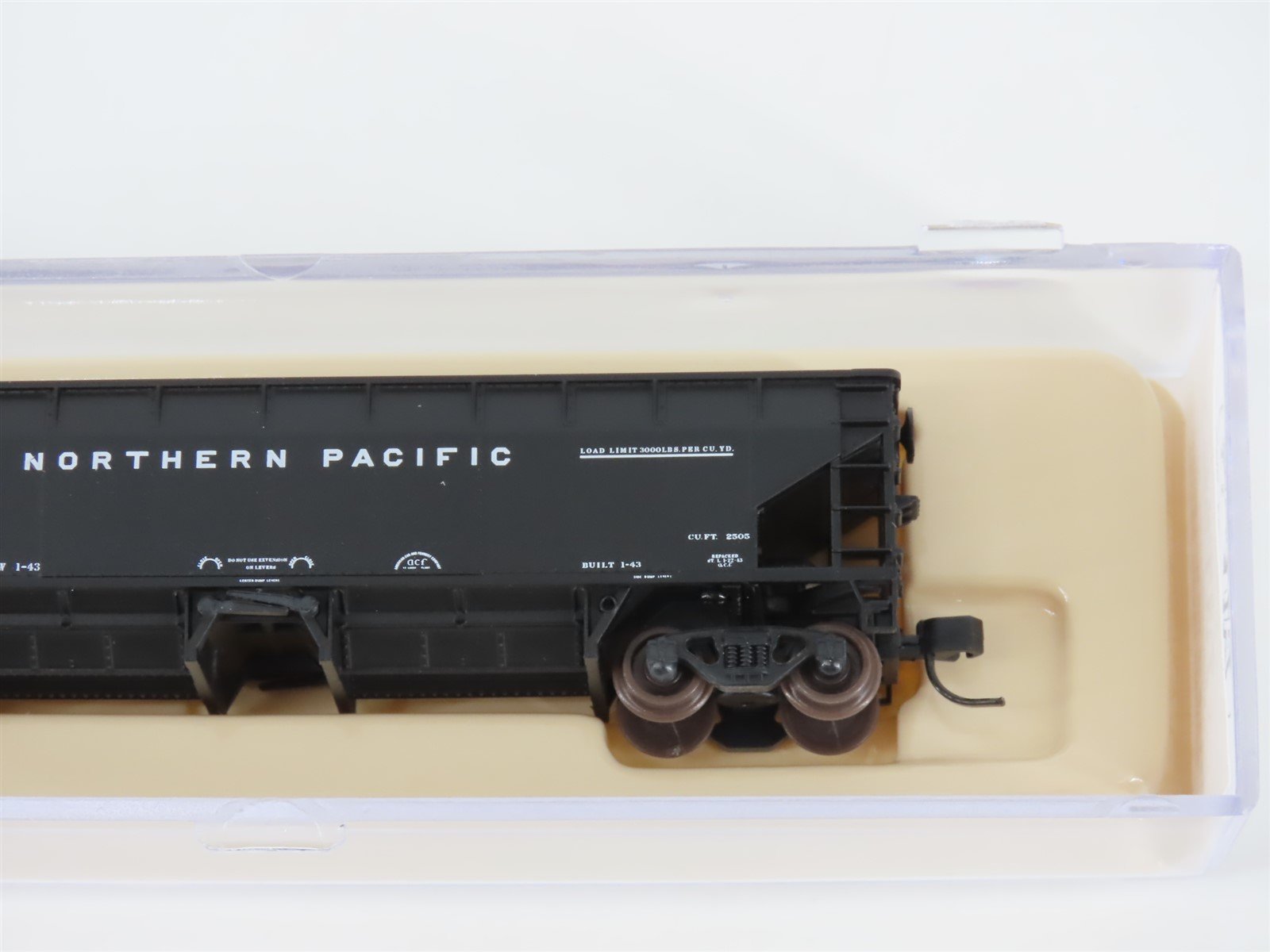 N Scale Atlas 34773-6 NP Northern Pacific 2-Bay 70 Ton Ballast Hopper #87180