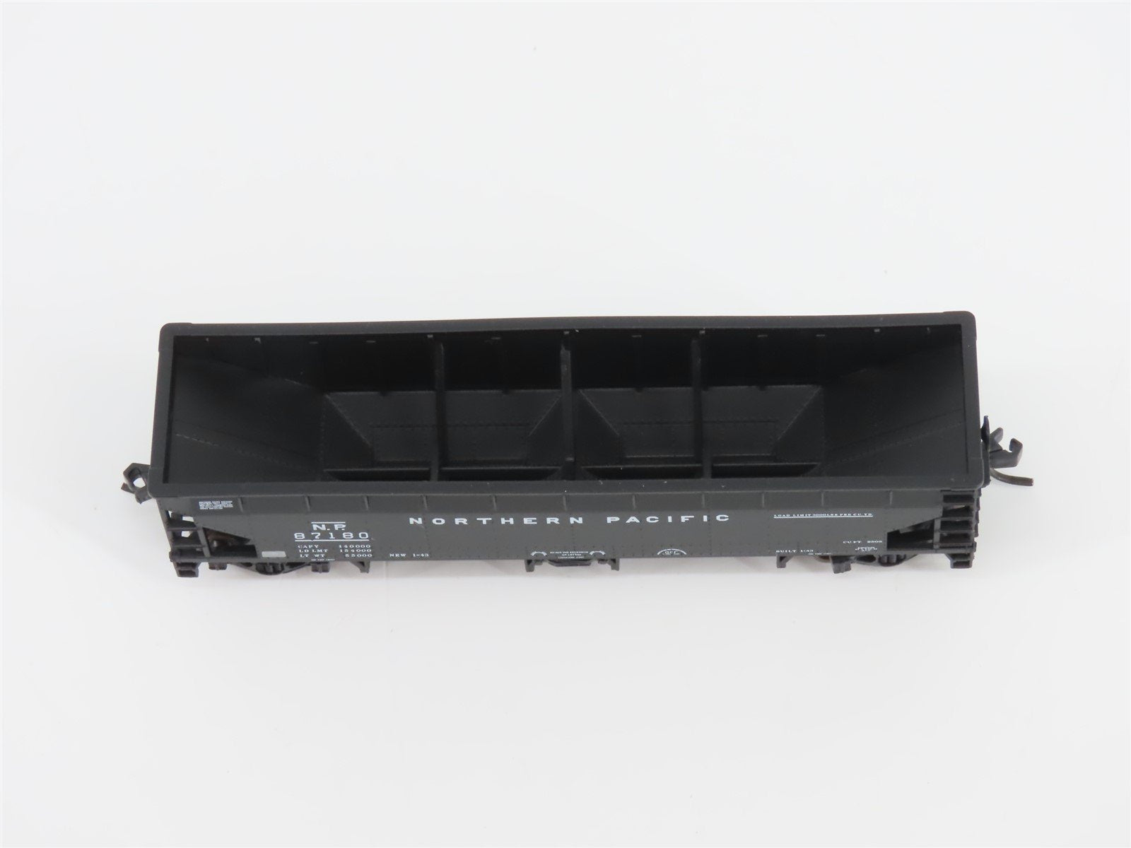 N Scale Atlas 34773-6 NP Northern Pacific 2-Bay 70 Ton Ballast Hopper #87180