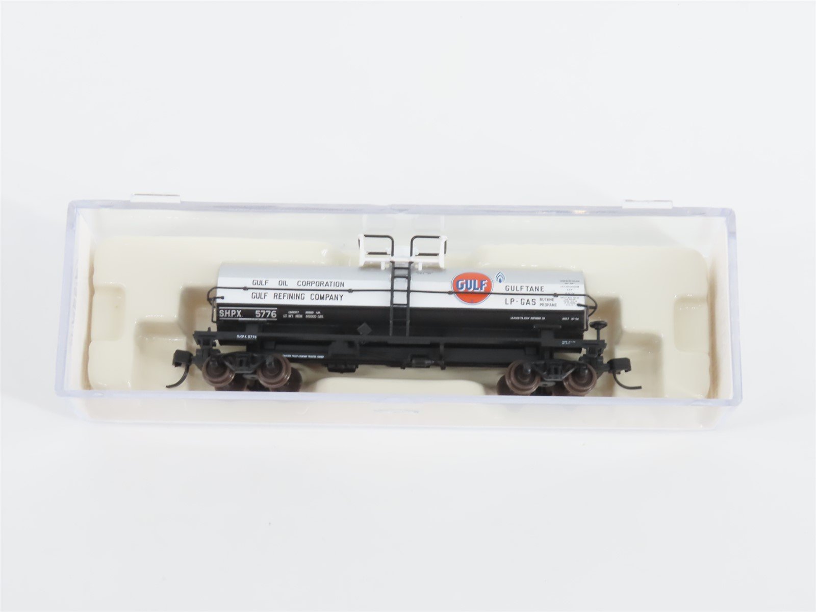 N Scale Atlas 43614 SHPX Gulf Oil Corp 11,000 Gallon Tank Car #5776
