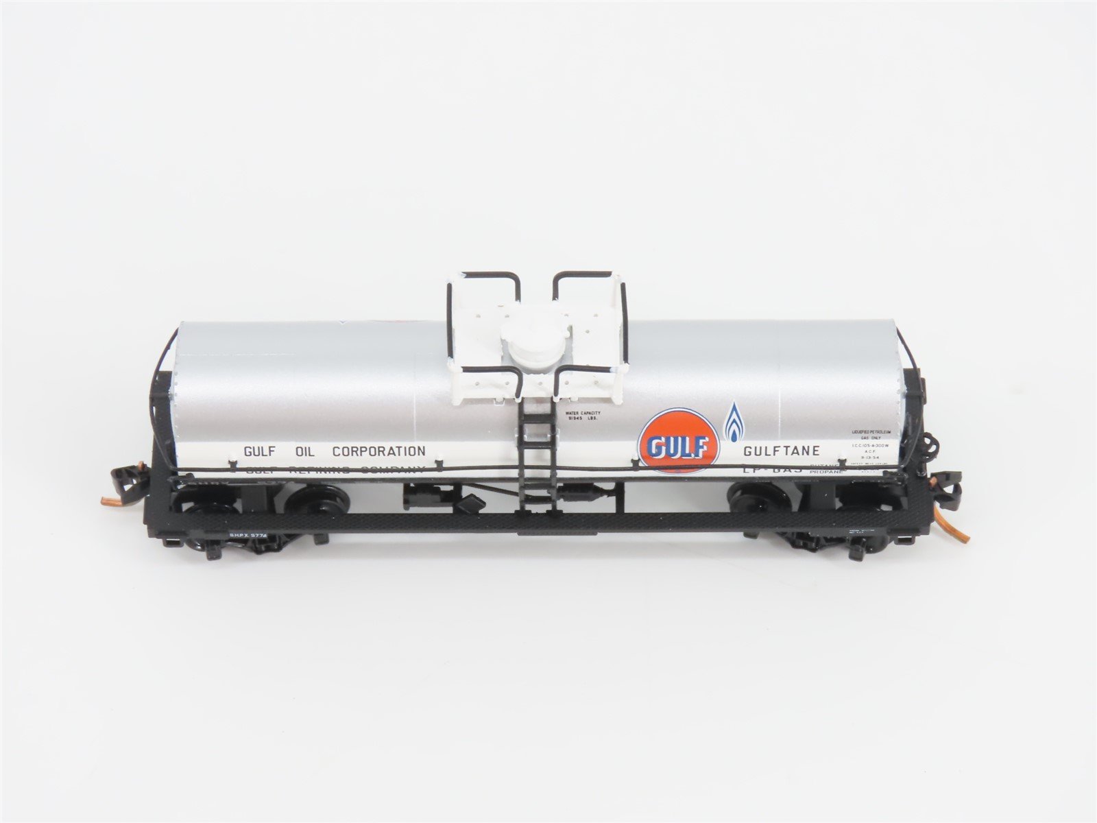 N Scale Atlas 43613 SHPX Gulf Oil Corp 11,000 Gallon Tank Car #5774