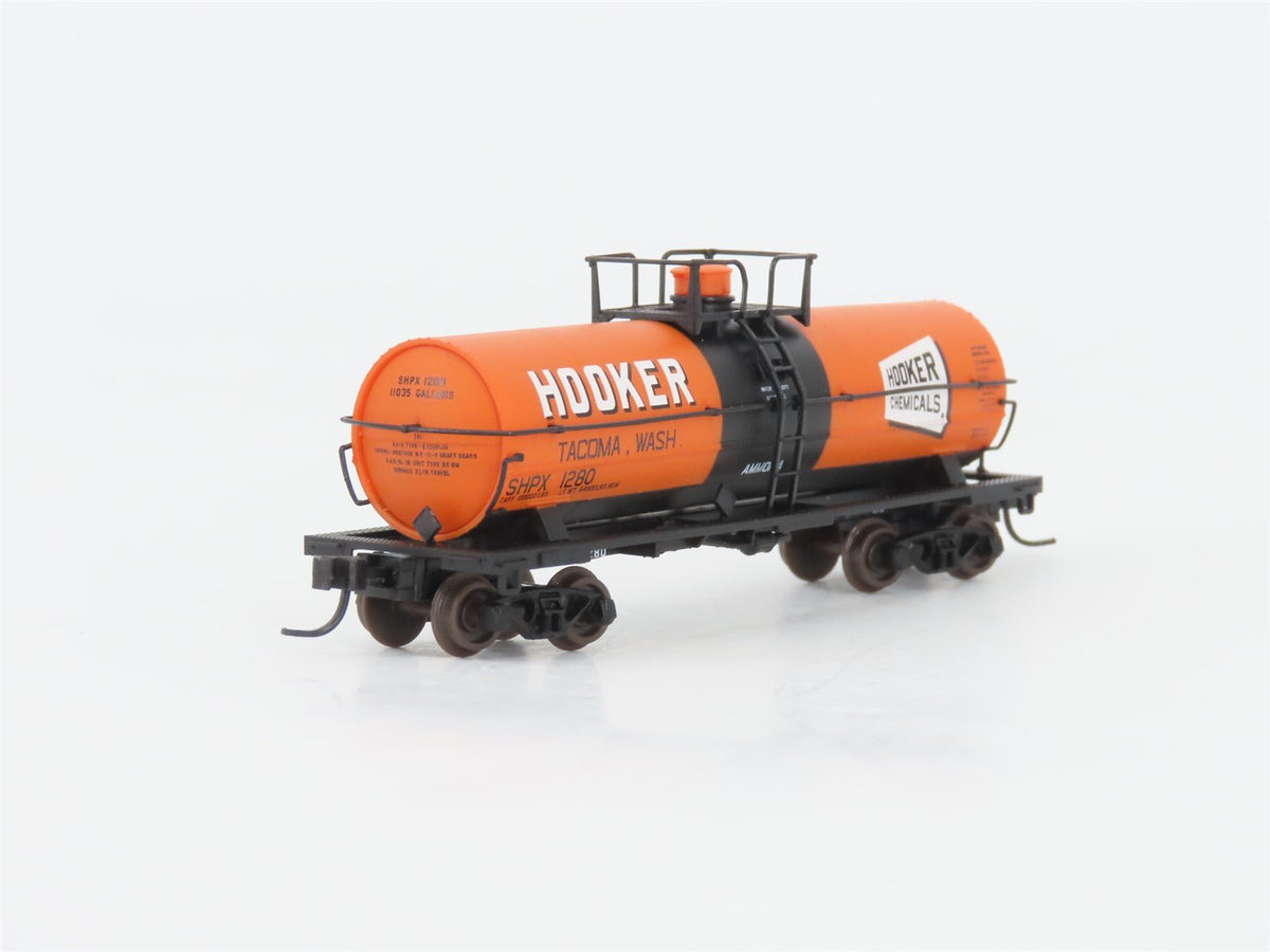 N Scale Atlas 43651 SHPX Hooker Chemical 11,000 Gallon Tank Car #1280