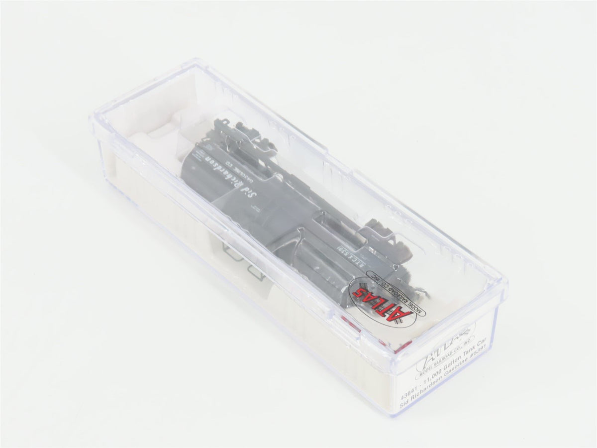 N Scale Atlas 43641 RTCX Sid Richardson Gasoline 11,000 Gallon Tank Car #5391
