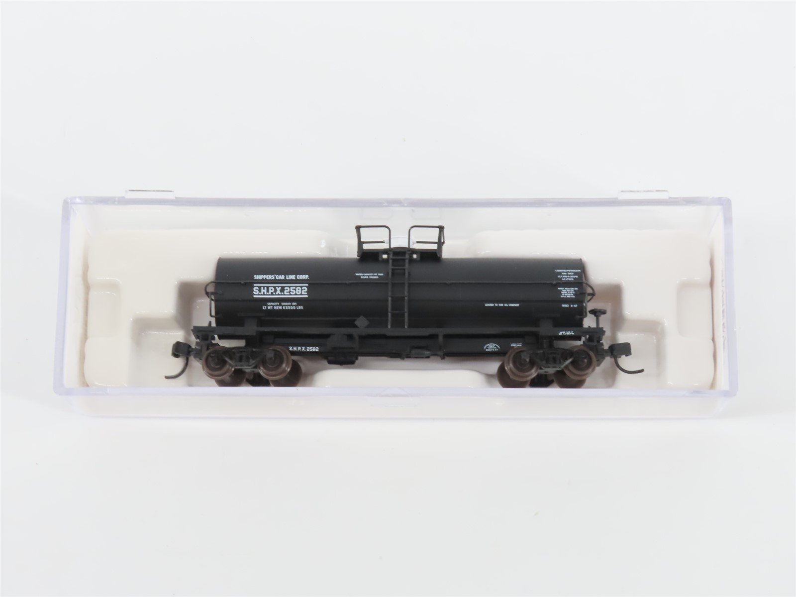 N Scale Atlas 43632 SHPX Shippers' Car Line 11,000 Gallon Tank Car #2582