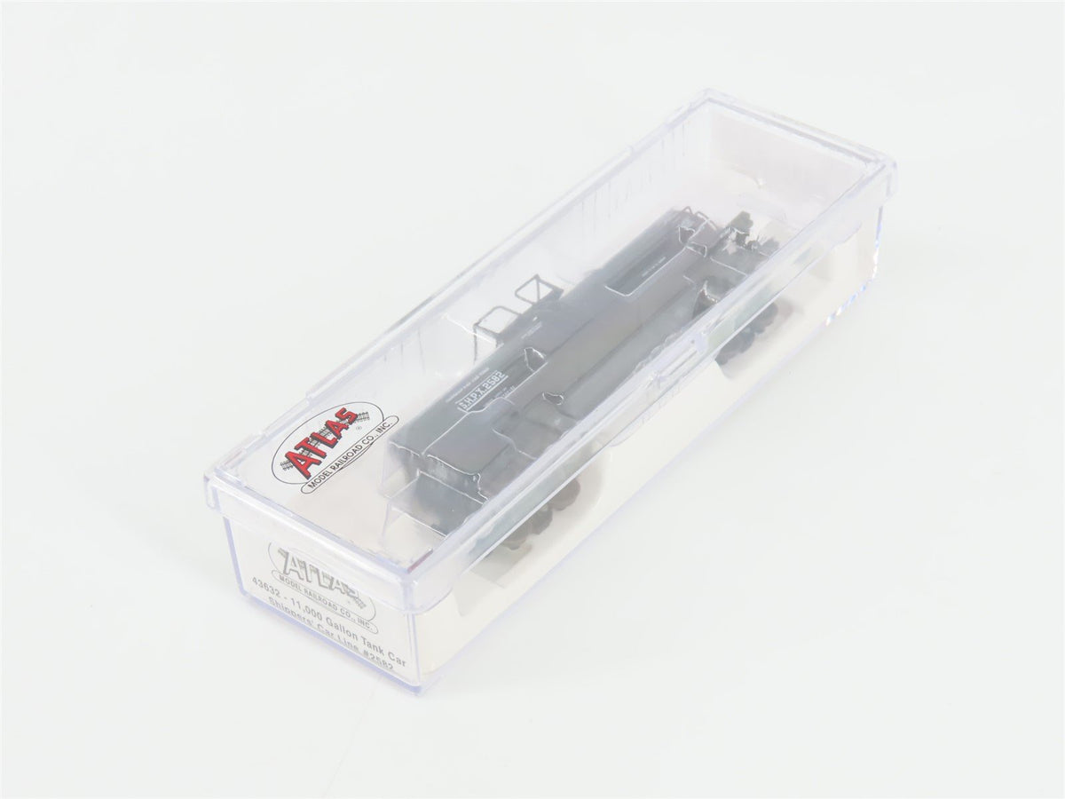 N Scale Atlas 43632 SHPX Shippers&#39; Car Line 11,000 Gallon Tank Car #2582