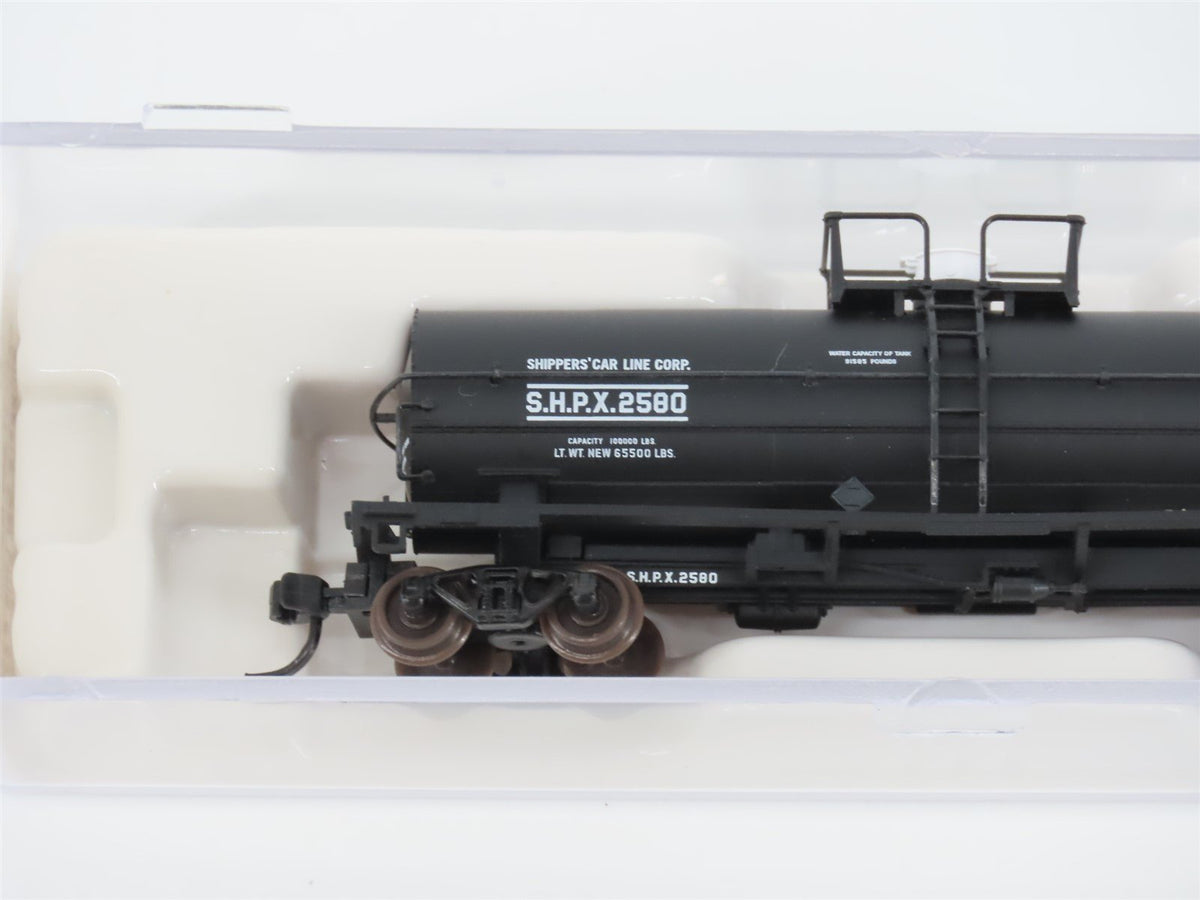 N Scale Atlas 43631 SHPX Shippers&#39; Car Line 11,000 Gallon Tank Car #2580