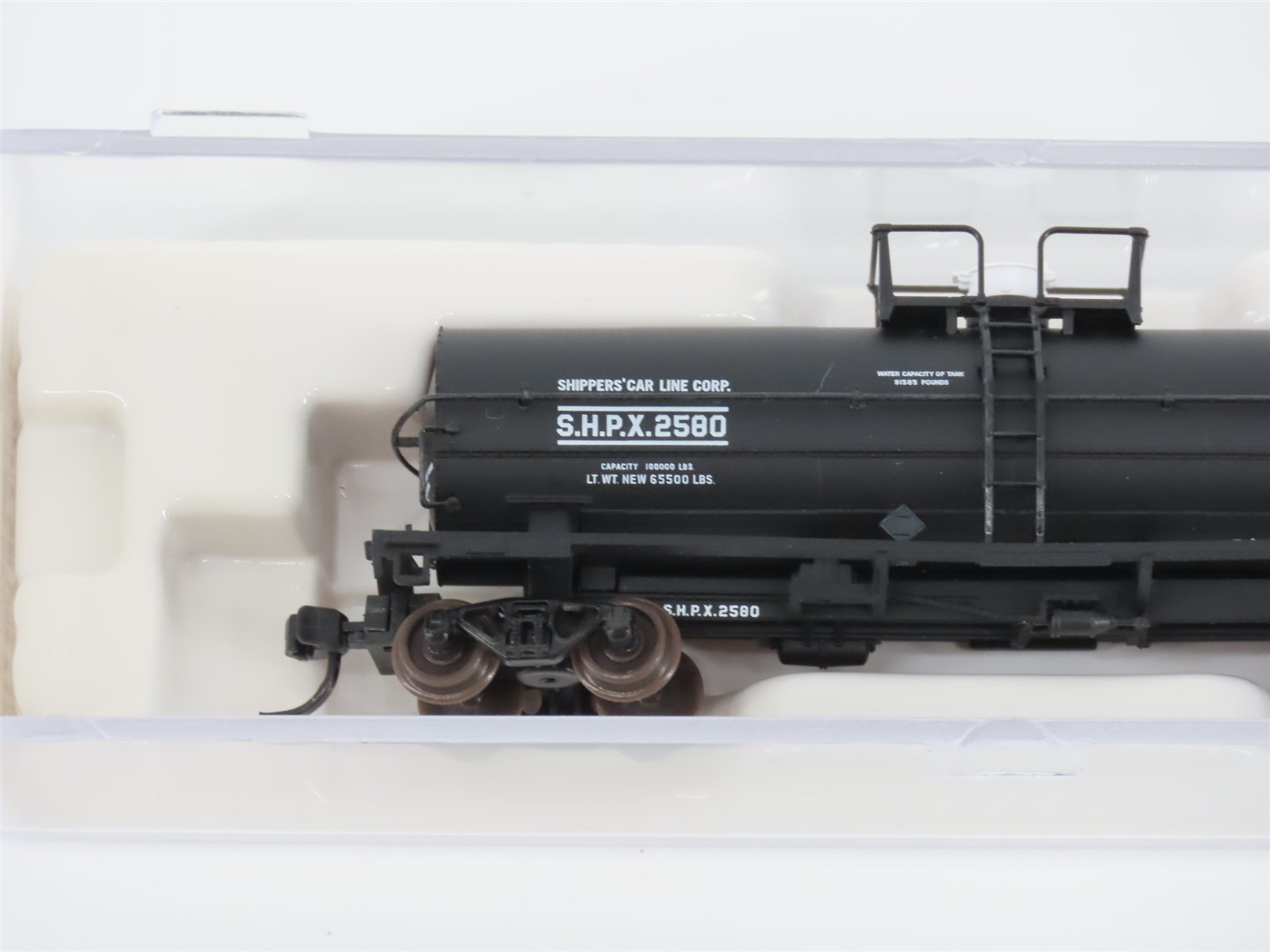 N Scale Atlas 43631 SHPX Shippers' Car Line 11,000 Gallon Tank Car #2580