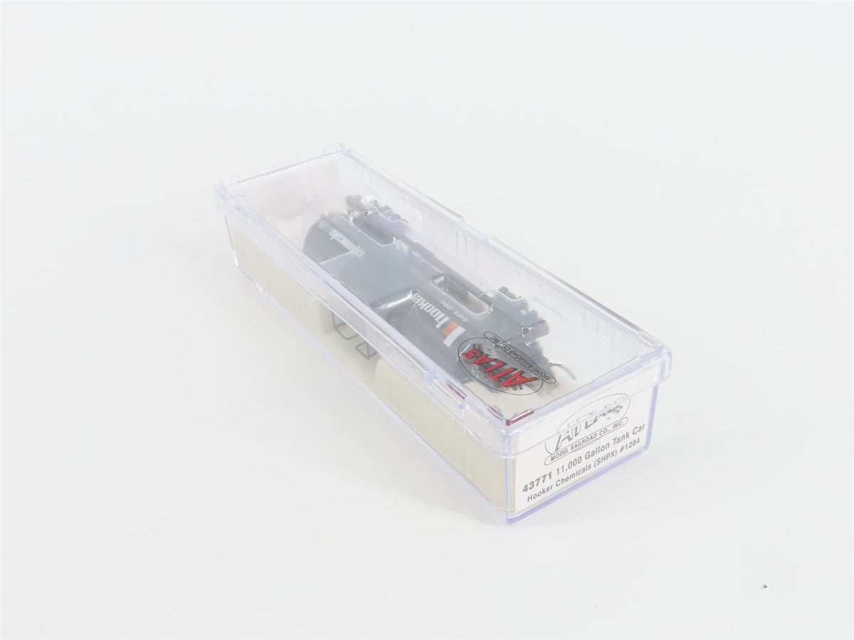 N Scale Atlas 43771 SHPX Hooker Chemicals 11,000 Gallon Tank Car #1284