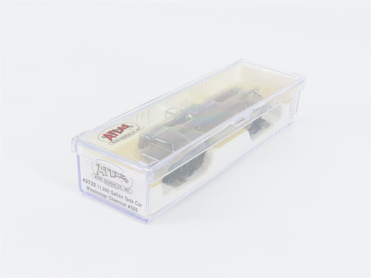 N Scale Atlas 43732 MICX Mississippi Chemical 11,000 Gallon Tank Car #505