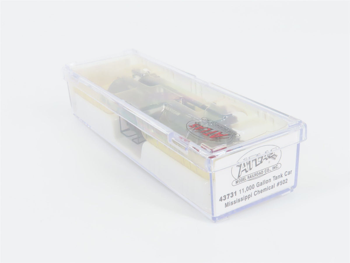 N Scale Atlas 43731 MICX Mississippi Chemical 11,000 Gallon Tank Car #502