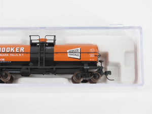 N Scale Atlas 43721 SHPX Hooker Chemicals 11,000 Gallon Tank Car #1138