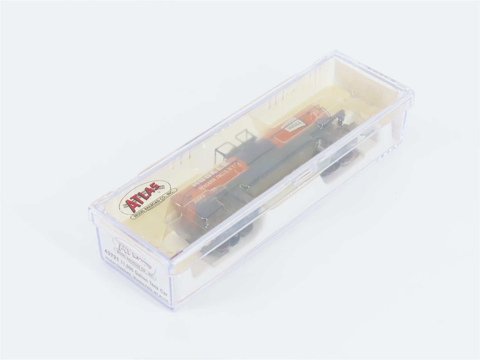 N Scale Atlas 43721 SHPX Hooker Chemicals 11,000 Gallon Tank Car #1138