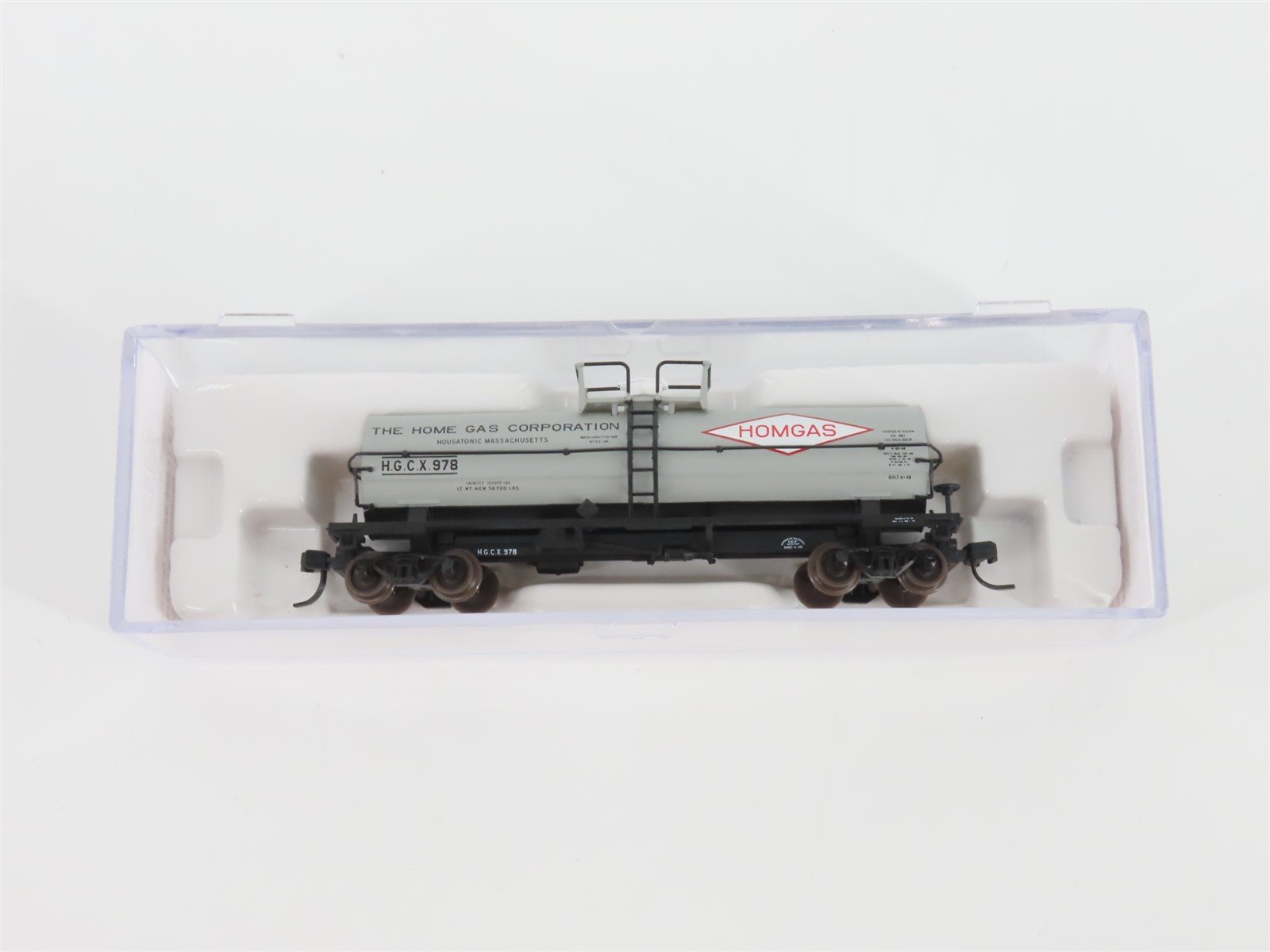 N Scale Atlas 43713 HGCX Homgas 11,000 Gallon Tank Car #978