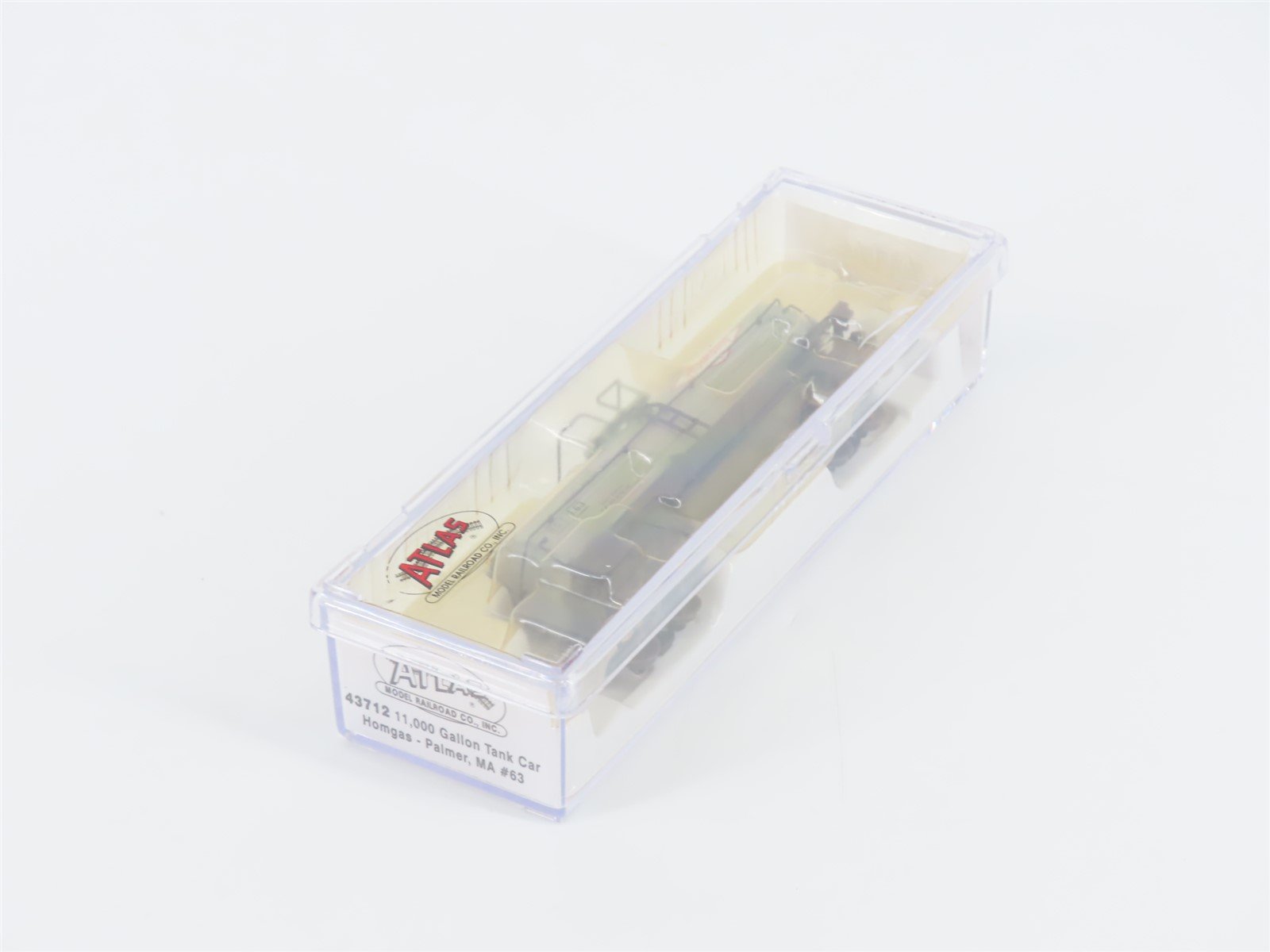 N Scale Atlas 43712 HGCX Homgas 11,000 Gallon Tank Car #63