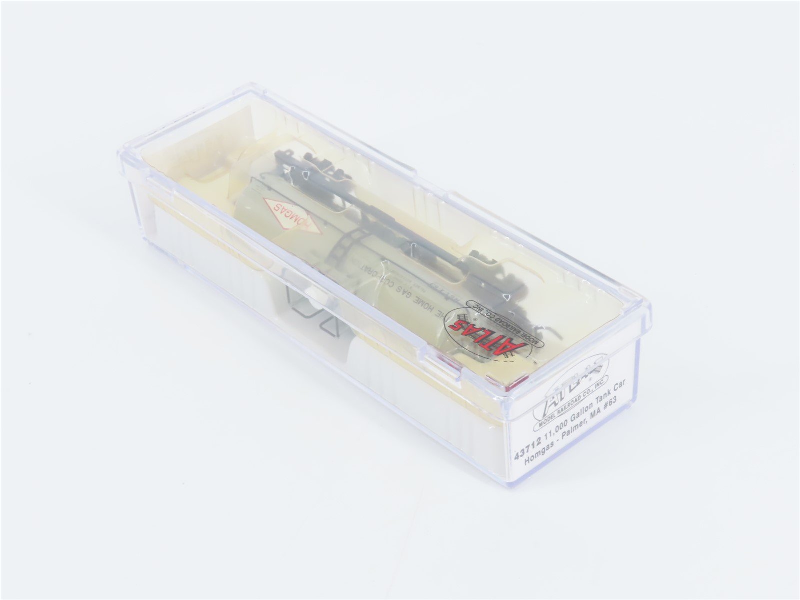 N Scale Atlas 43712 HGCX Homgas 11,000 Gallon Tank Car #63